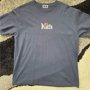 Kith Deep Blue Crewneck Tee